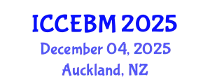International Conference on Civil Engineering and Building Materials (ICCEBM) December 04, 2025 - Auckland, New Zealand