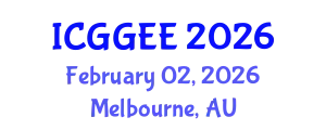 International Conference on Geological, Geotechnical and Environmental Engineering (ICGGEE) February 02, 2026 - Melbourne, Australia