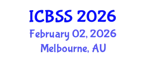 International Conference on Business and Social Sciences (ICBSS) February 02, 2026 - Melbourne, Australia
