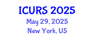 International Conference on Urban Regeneration and Sustainability (ICURS) May 29, 2025 - New York, United States