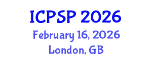 International Conference on Pharmaceutical Sciences and Pharmacology (ICPSP) February 16, 2026 - London, United Kingdom