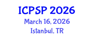 International Conference on Pharmaceutical Sciences and Pharmacology (ICPSP) March 16, 2026 - Istanbul, Turkey