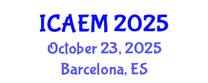 International Conference on Agribusiness Economics and Management (ICAEM) October 23, 2025 - Barcelona, Spain