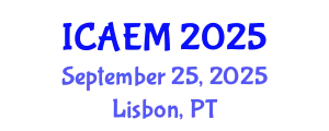 International Conference on Agribusiness Economics and Management (ICAEM) September 25, 2025 - Lisbon, Portugal