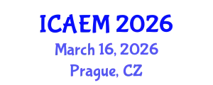 International Conference on Agribusiness Economics and Management (ICAEM) March 16, 2026 - Prague, Czechia