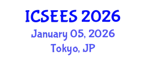 International Conference on Sustainable Energy and Environmental Sciences (ICSEES) January 05, 2026 - Tokyo, Japan