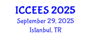 International Conference on Chemical, Ecology and Environmental Sciences (ICCEES) September 29, 2025 - Istanbul, Turkey