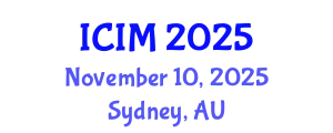 International Conference on Information and Management (ICIM) November 10, 2025 - Sydney, Australia