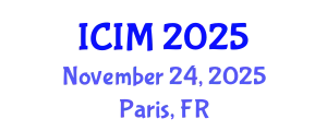 International Conference on Information and Management (ICIM) November 24, 2025 - Paris, France