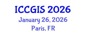 International Conference on Cartography and Geoinformation Science (ICCGIS) January 26, 2026 - Paris, France