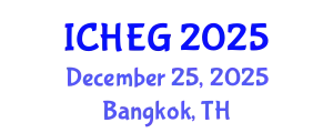 International Conference on Humanities, Economics and Geography (ICHEG) December 25, 2025 - Bangkok, Thailand