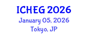 International Conference on Humanities, Economics and Geography (ICHEG) January 05, 2026 - Tokyo, Japan