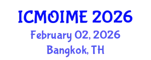 International Conference on Manufacturing, Optimization, Industrial and Material Engineering (ICMOIME) February 02, 2026 - Bangkok, Thailand