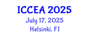 International Conference on Civil Engineering and Architecture (ICCEA) July 17, 2025 - Helsinki, Finland