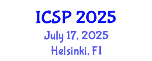 International Conference on Society and Philosophy (ICSP) July 17, 2025 - Helsinki, Finland