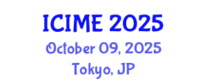 International Conference on Innovation, Management and Economics (ICIME) October 09, 2025 - Tokyo, Japan