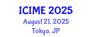 International Conference on Innovation, Management and Economics (ICIME) August 21, 2025 - Tokyo, Japan