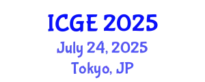 International Conference on Green Energy (ICGE) July 24, 2025 - Tokyo, Japan