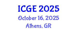 International Conference on Green Energy (ICGE) October 16, 2025 - Athens, Greece
