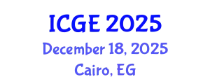 International Conference on Green Energy (ICGE) December 18, 2025 - Cairo, Egypt