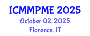 International Conference on Mining, Mineral Processing and Metallurgical Engineering (ICMMPME) October 02, 2025 - Florence, Italy