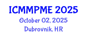 International Conference on Mining, Mineral Processing and Metallurgical Engineering (ICMMPME) October 02, 2025 - Dubrovnik, Croatia