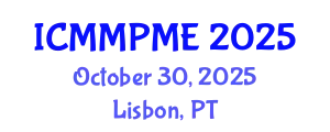 International Conference on Mining, Mineral Processing and Metallurgical Engineering (ICMMPME) October 30, 2025 - Lisbon, Portugal