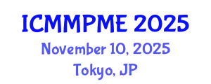 International Conference on Mining, Mineral Processing and Metallurgical Engineering (ICMMPME) November 10, 2025 - Tokyo, Japan
