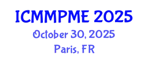 International Conference on Mining, Mineral Processing and Metallurgical Engineering (ICMMPME) October 30, 2025 - Paris, France