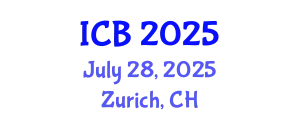 International Conference on Bioelectronics (ICB) July 28, 2025 - Zurich, Switzerland