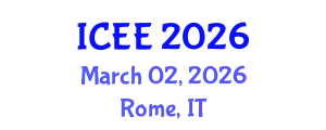 International Conference on Ergonomics Engineering (ICEE) March 02, 2026 - Rome, Italy