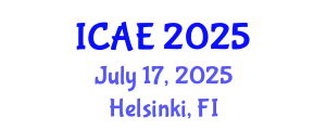 International Conference on Applied Ergonomics (ICAE) July 17, 2025 - Helsinki, Finland