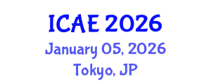 International Conference on Applied Ergonomics (ICAE) January 05, 2026 - Tokyo, Japan