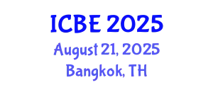 International Conference on Biomaterials Engineering (ICBE) August 21, 2025 - Bangkok, Thailand
