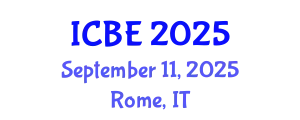 International Conference on Biomaterials Engineering (ICBE) September 11, 2025 - Rome, Italy