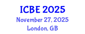 International Conference on Biomaterials Engineering (ICBE) November 27, 2025 - London, United Kingdom