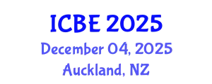 International Conference on Biomaterials Engineering (ICBE) December 04, 2025 - Auckland, New Zealand