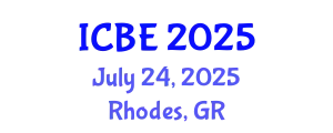 International Conference on Biomaterials Engineering (ICBE) July 24, 2025 - Rhodes, Greece
