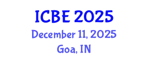 International Conference on Biomaterials Engineering (ICBE) December 11, 2025 - Goa, India