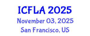 International Conference on Fuzzy Logic and Applications (ICFLA) November 03, 2025 - San Francisco, United States