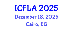 International Conference on Fuzzy Logic and Applications (ICFLA) December 18, 2025 - Cairo, Egypt