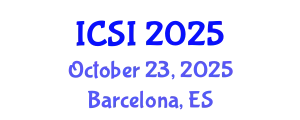 International Conference on Sustainable Infrastructure (ICSI) October 23, 2025 - Barcelona, Spain