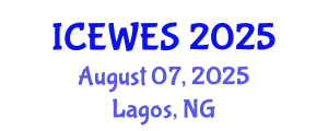 International Conference on Energy, Water and Environment Systems (ICEWES) August 07, 2025 - Lagos, Nigeria