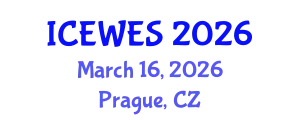 International Conference on Energy, Water and Environment Systems (ICEWES) March 16, 2026 - Prague, Czechia