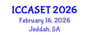 International Conference on E-commerce, E-administration, E-society, E-education and E-technology (ICCASET) February 16, 2026 - Jeddah, Saudi Arabia