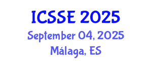 International Conference on Systems Science and Engineering (ICSSE) September 04, 2025 - Málaga, Spain