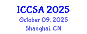 International Conference on Computational Science and Applications (ICCSA) October 09, 2025 - Shanghai, China