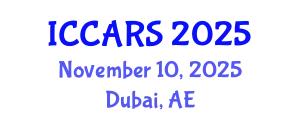 International Conference on Control, Automation, Robotics and Systems (ICCARS) November 10, 2025 - Dubai, United Arab Emirates