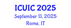 International Conference on Ubiquitous Intelligence and Computing (ICUIC) September 11, 2025 - Rome, Italy