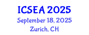 International Conference on Sustainable Environment and Agriculture (ICSEA) September 18, 2025 - Zurich, Switzerland